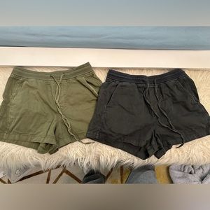 2 shorts from the gap